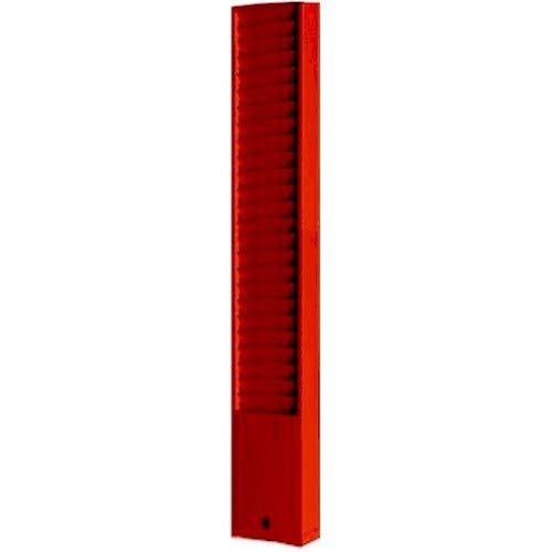 Endure Model 176 Metal Time Card Holder Rack, 25 Pockets to Fit 7" Tall Cards Gray