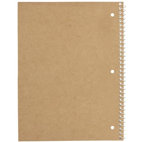Mead Spiral Notebooks 6 Pack - 1 Subject College Ruled Pastel Colors 7.5x10.5"