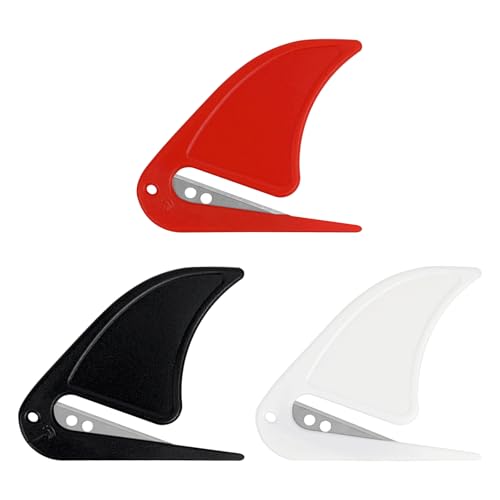 Envelope Opener 3-Pack - Safe Letter & Parcel Cutter with Sharp Blade