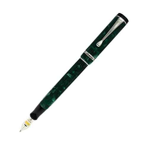 Conklin Duragraph Fountain Pen Forest Green - Stub Nib, Elegant Writing Tool for Calligraphy & Signatures