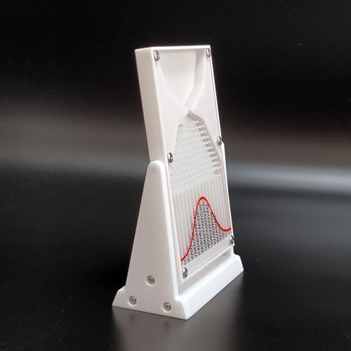 RKXKJ Black Galton Board Probability Demonstrator Desk Toy - Bell Curve Lab Tool