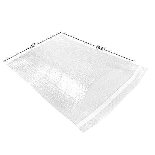 StarBoxes 50 Bubble Out Bags 12x15.5" - #7 Wrap Pouches Envelopes Self-Sealing