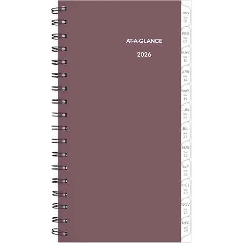 AT-A-GLANCE 2026 Planner Refill, Weekly, 3-1/4" x 6-1/2", Portable Size 2 (064-287-26)