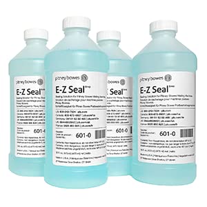 Pitney Bowes E-Z Seal Sealing Solution - 4 Pint Bottles for Envelope Sealing