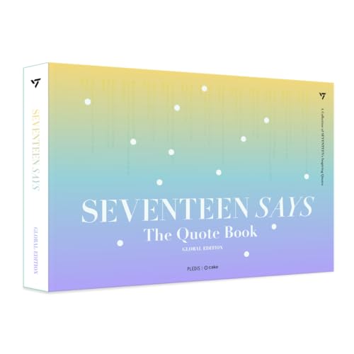 Seventeen SAYS Global Edition, 150+ Quotes from Seventeen, Handwritten Messages from Seventeen, High-Quality Photobook, Seventeen Merch, Gift Idea for Kpop Fans, Gift for Carat