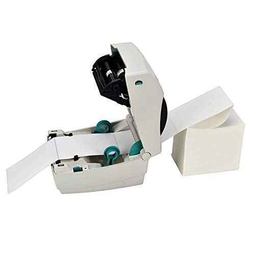 Fanfold 4 x 6 Direct Thermal Shipping Labels with Perforations, 1000 Labels, Permanent Adhesive, White Mailing Labels for Zebra Thermal Printer