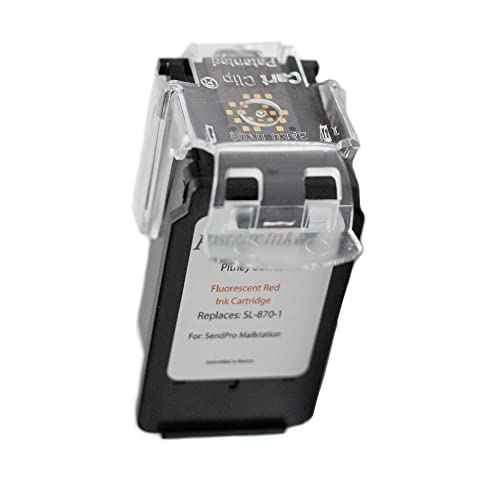 SL-870-1 Red Ink Cartridge for PB SendPro Mailstation (CSD1) Postage Meters, 8ml