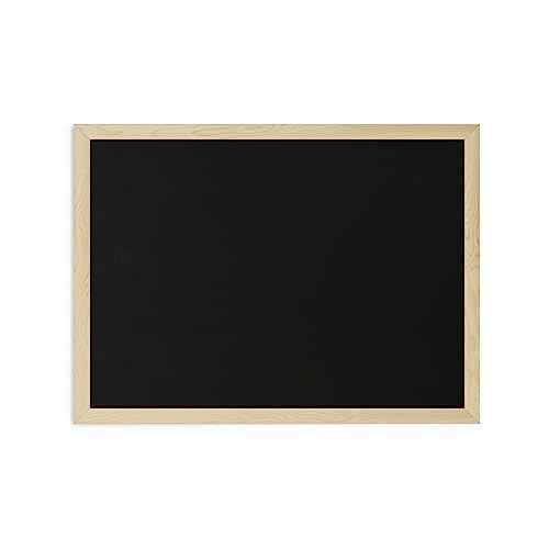 U Brands Chalboard, 18" x 24" Inches, Light Birch Wood Frame (310U00-01)