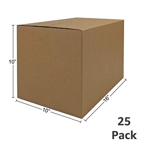 uBoxes Moving Boxes Bundle of 16"x10"x10" (Small Boxes - Pack of 25)