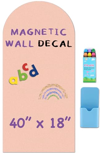 HeatPomelo Camel Blush Magnetic Wall Decal - 40x18 Inch Chalkboard & Magnetic Board