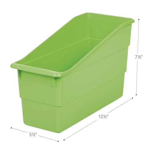 Really Good Stuff Modern Farmhouse Book & Binder Bins-6 Pack