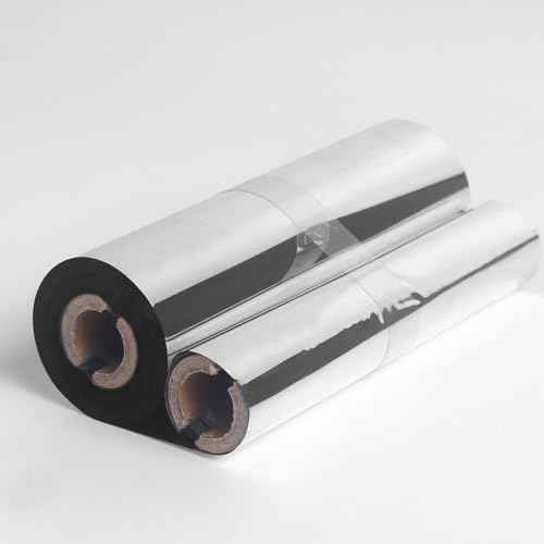 10 Rolls 4.33" x 244' (110mm x 74m) Resin Enhanced Wax Thermal Transfer Ribbon, 1/2'' Core for Zebra GC420t GK420t GX420t TLP2442 TLP2844,etc
