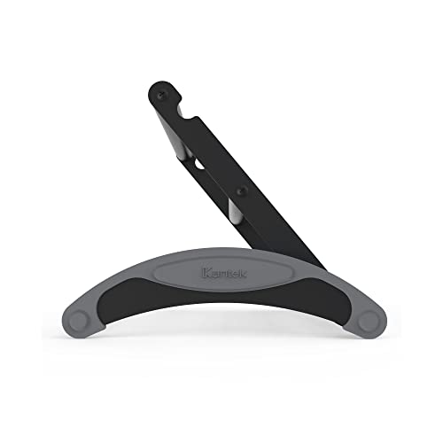 Kantek Ergonomic 3-in-1 Under Desk Footrest, for Use While Sitting or Standing, Heavy Duty Padded Steel, Rubberized Base, Supports Legs for All Day Comfort
