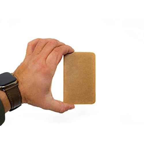 olpr. Pocket Notebook, 2 Pack Softcover Mini Journals 2.5" x 4" Kraft Brown Notebook Extra Small Memo Notepad for Men Women Kids Traveler Author 54 perforated pages