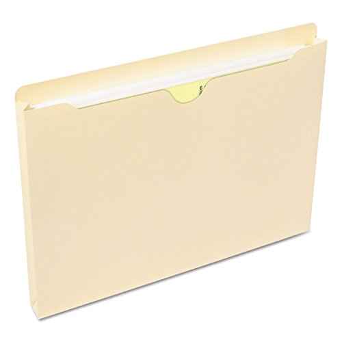 Smead File Jacket, Straight-Cut Tab, 1" Expansion, Letter Size, Manila, 50 per Box (75439)