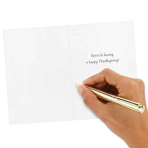 Hallmark Thanksgiving Cards, Warm Wishes and Favorite Traditions (6 Cards with Envelopes)