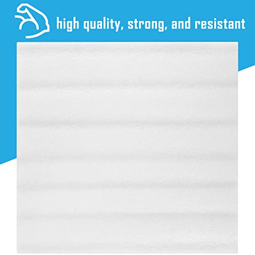 DAT 100 Pack Foam Sheets 12x12in 1/16in Thickness Cushioning Material for Packing & Shipping - Variation 1/16"