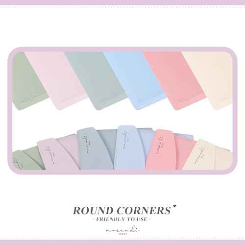 H4D Budget Envelopes for Cash System, Bill Bags, Small Plastic Receipt Holder Organizer, Morandi Colors, 9x5 Inch, 6 Pack