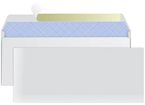 Splendoress #10 Business Envelopes Self Seal Tinted Security Pack 100