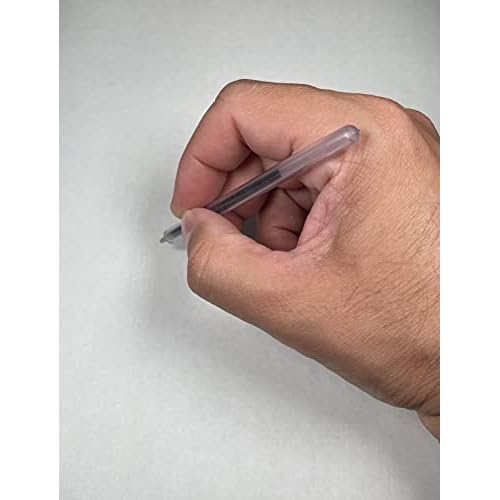 Flexible Safety Pen Mental Health Hospital Jail Non-Lethal Writing Pen 100 Pack (Black)