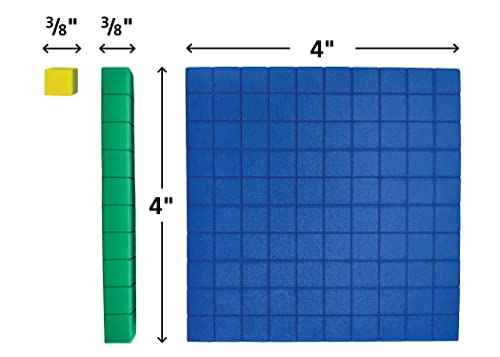 Teacher Created Resources Foam Base Ten Set (20617) (Pack of 18)