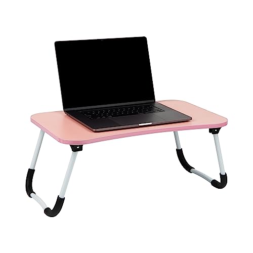 Pink Mind Reader MDF Lap Desk with Folding Legs & Device Slot