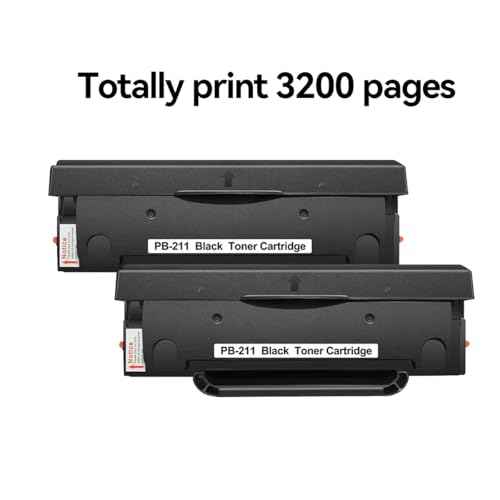 2 PCS PB 211 PB-211 Toner Cartridge for pantum pb 211 Toner Cartridge use on Pantum P2500W P2502W M6550NW M6552NW M6600NW Printer Toner