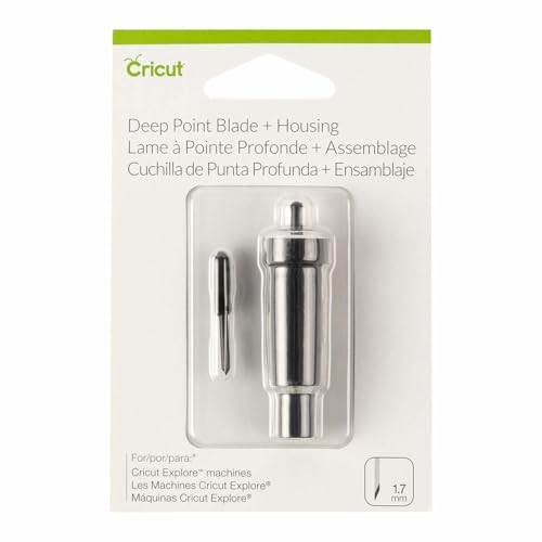 Cricut Deep-Point Blade + Housing for Thick Materials Cutting - Includes Blade & Housing
