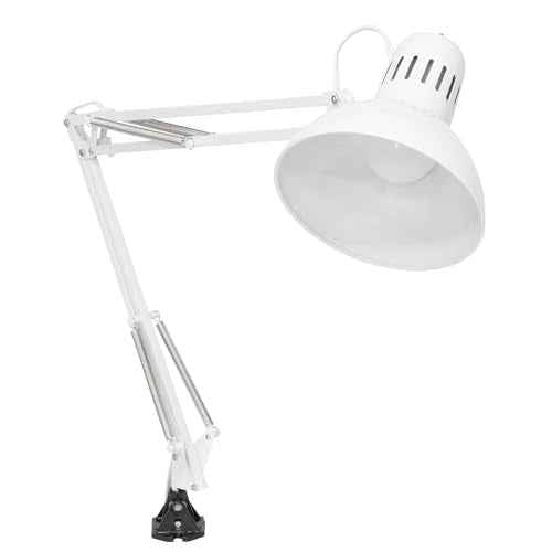 Studio Designs Swing Arm Lamp, 13-watt, White, 6.5" W x 7" D x 36" H