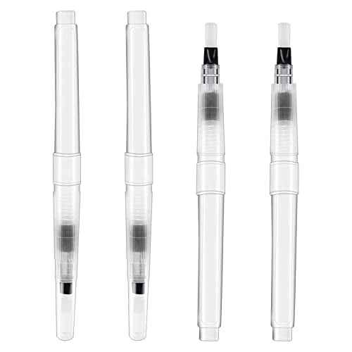 4Pcs Envelope Moistener, Envelope Wetter Envelope Sealers, Envelopes Sealer Moistener with Brush Head, Pencil Style Envelope and Stamp Moisteners