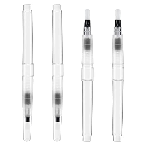 Vin Beauty Envelope Moistener Pen 4-Pack, Portable Sealers with Brush for Precise Moistening