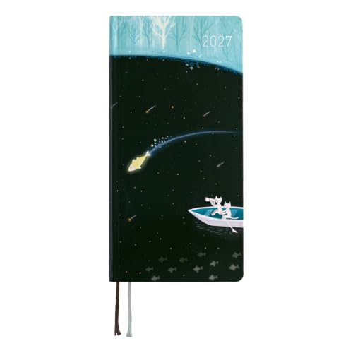 Hobonichi Techo 2027 Weeks Planner Hiroko Kubota Light Blue Forest Collab
