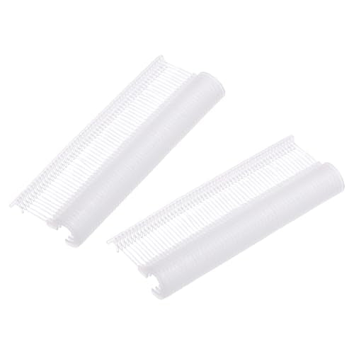 Meccanixity 1000 Pcs J Hook Fasteners 1-1/2 Inch Clear Tagging Gun Refills