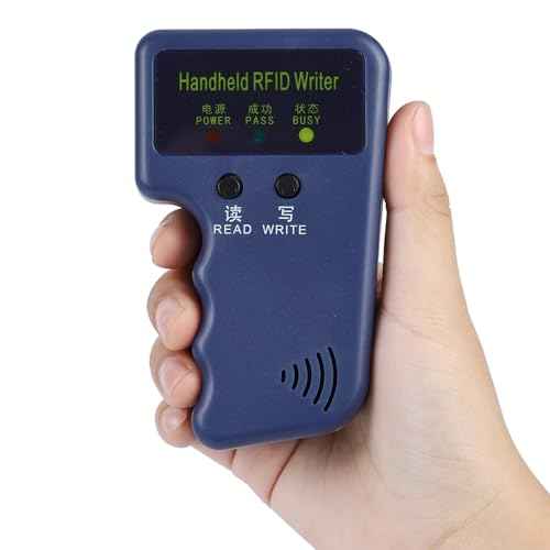 Card Writer Duplicator for 125KHz ID Cards Portable Handheld Device Supports T5577 EM4305 TK4100 Chips No PC Required for Fast Cloning