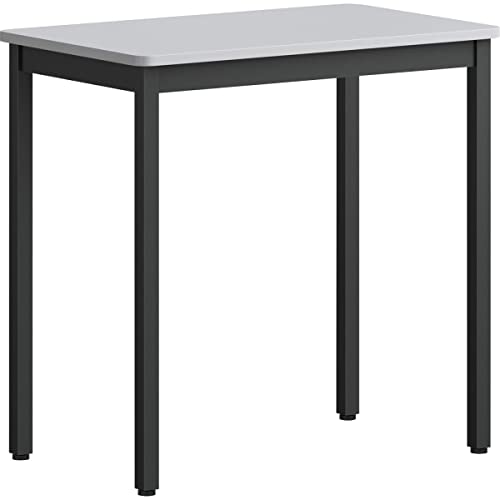 Lorell 30 x 18 in. Utility Table with Gray Laminate Top