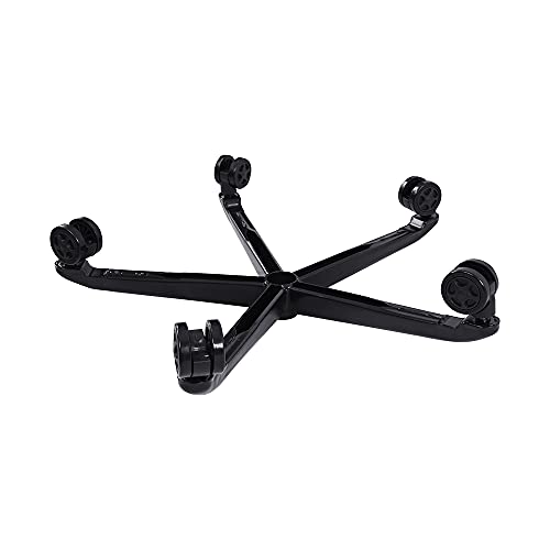 28inch Heavy Duty Gaming Office Chair Base Replacement Parts Kits Reinforced Sturdy Metal Legs with 5 Casters Universal Size