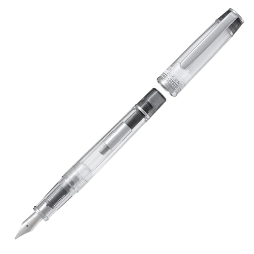 PILOT PFPR1TBCM Prera Fountain Pen, Color Discount, CM, Calligraphy, Transparent Black