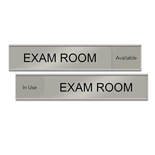 Exam Room Slider Sign, 10" x 2" "Available/In Use" - Made in the USA!