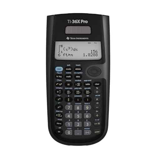 Texas Instruments TI-36X Pro Engineering/Scientific Calculator | 9.7 Inch | Black.
