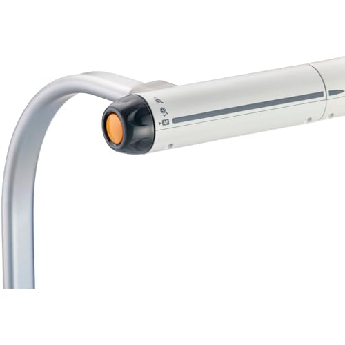 Elmo 1380 Model TT-12G Interactive Document Camera, 4K Ultra HD, 12MP Sensor, Built-in Mic, Multi-Angle Flexible Arm, HDMI/USB/VGA, 192x Zoom; For Classroom Distance Learning; Replaced 1379 TT-12W