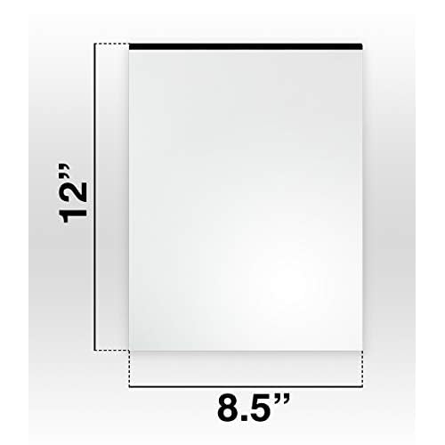 Plustek Document Carrier Sheets Pack (10 pcs) A4 / Letter Size - Protects Fragile Paper and A3 Size Document by Folding - Support Epson, Brother, Fujitsu and Canon Document Scanner