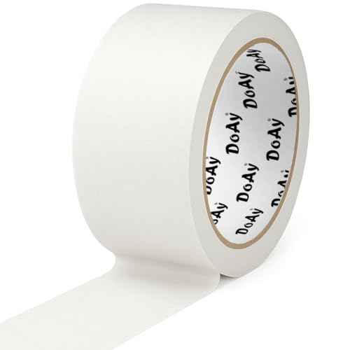 White Painters Tape - Masking Tape 2 Inch Wide (1.88" x 90FT) - Multi-Surface, Smart Adhesion, Indoor & Outdoor - 1 Roll Paint Tape for DIY, Labeling, Art, Car (#3910)