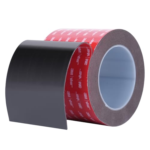 3M Double Sided Tape Heavy Duty, Waterproof Mounting Foam Tape, 16.5ft Length, 3.54in Width, High Temperature Resistant Adhesive Tape for Car, LED Strip Light, Office Decor, Made of 3M VHB Tape.