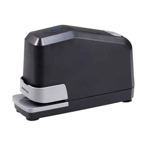 Bostitch Office Impulse Heavy Duty Electric Stapler Value Pack, 45 Sheet Capacity, Includes 5,000 Staples & Staple Remover, No-Jam, Faster Stapling, Black