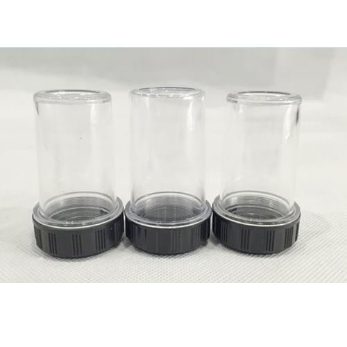 5PCS Microscope Objective Lens Storage Container, Protective Laboratory Case