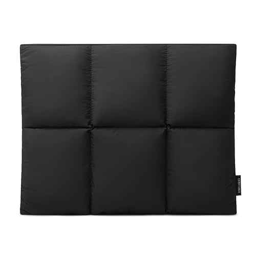Comfyable Puffy Laptop Sleeve 13 Inch 14 Inch, Quilted Puffer Laptop Carrying Case, Pillow Case Compatible with MacBook Air M4 2025 M3 M2 M1, MacBook Pro M5 M4 Pro/Max, Black