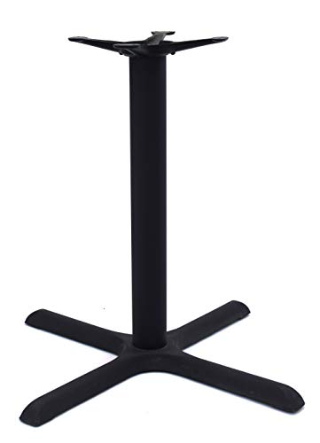 Regency Cain X-Base for 48" Table Tops – Black, Metal X-Style Base