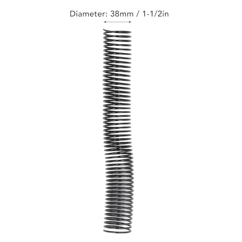 Spiral Binding Coils, 18 Pcs Plastic Spiral Binding Coils Binding kit, 38mm Diameter, 48 Loop, 4:1 Pitch, 310 Sheet Capacity, Spiral Binding Spine for A4 Paper for Students