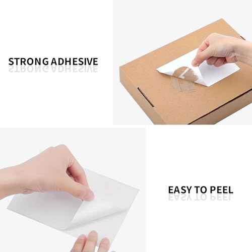 JADENS 2 Rolls Thermal Label Paper, 4¡¿6'' Compatible with C10