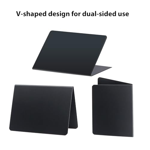 Mini Chalkboard Signs 12 Pack 4x3 Inches Food Labels for Events & Food Display